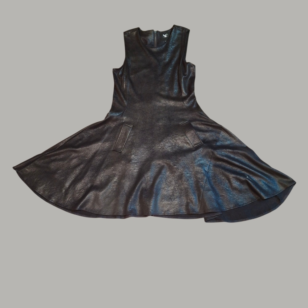 NU Denmark Sleeveless Black Fit & Flowy Circle Skirt Dress Women Size Small - Picture 7 of 16